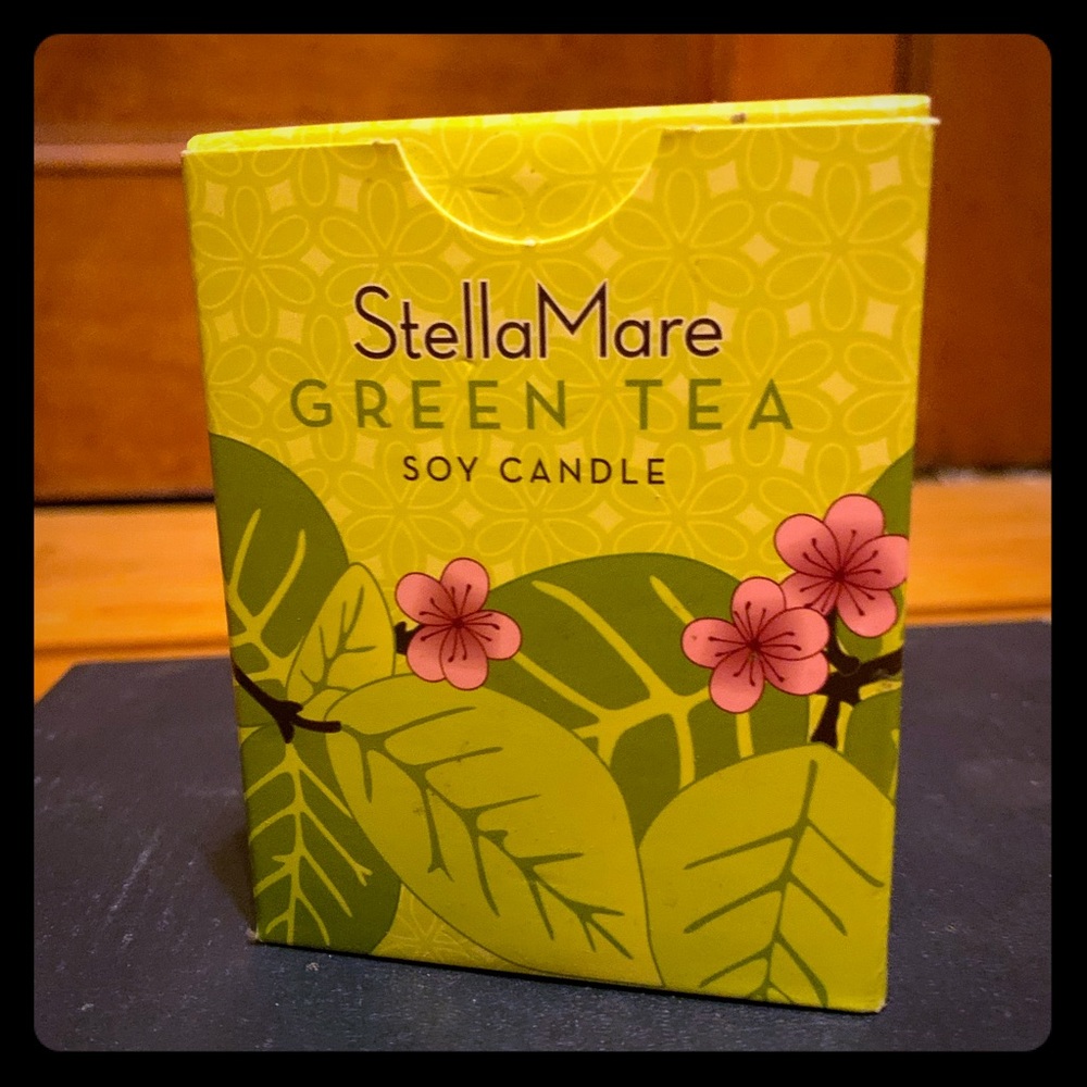 Stella Mare Green Tea soy candle new in box